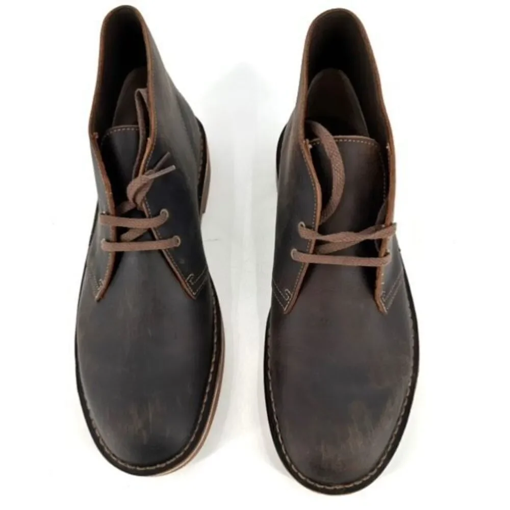 NWOB Clarks Men's Bushacre 2 Chukka Boot Brown Size 11B‎ Beeswax NEW NWOT